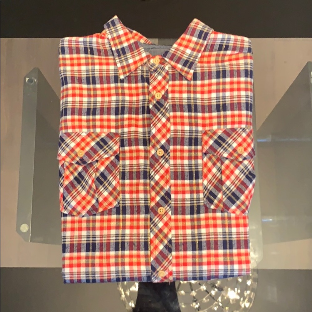 Akoo flannel button down